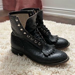 Vintage Justin roper boots